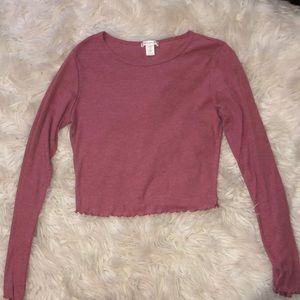 Bozzolo Cropped Pink Long Sleeve